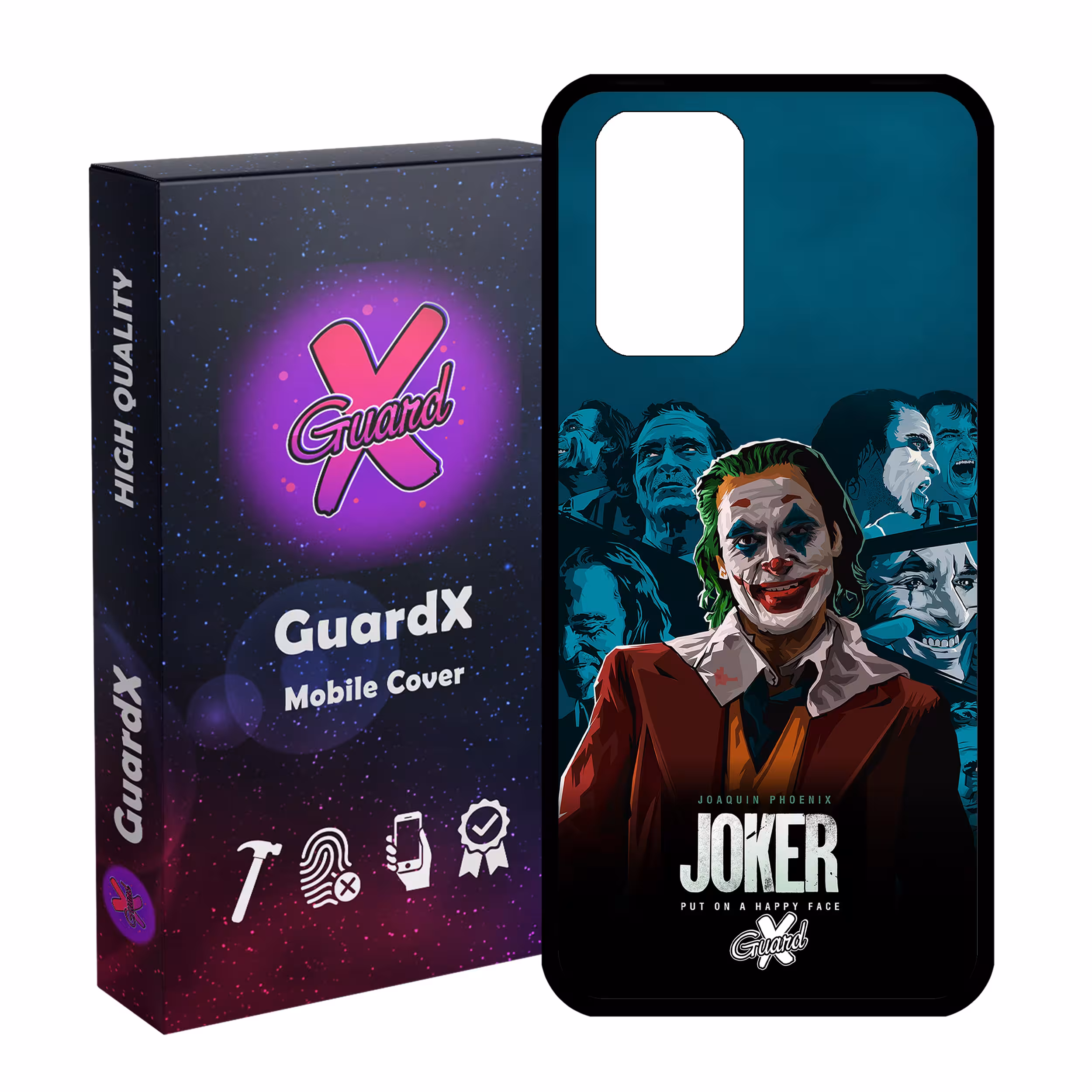 کاور گارد ایکس طرح جوکر مدل Glass10201 مناسب برای گوشی موبایل شیائومی Redmi Note 10 Pro / Note 10 Pro Max