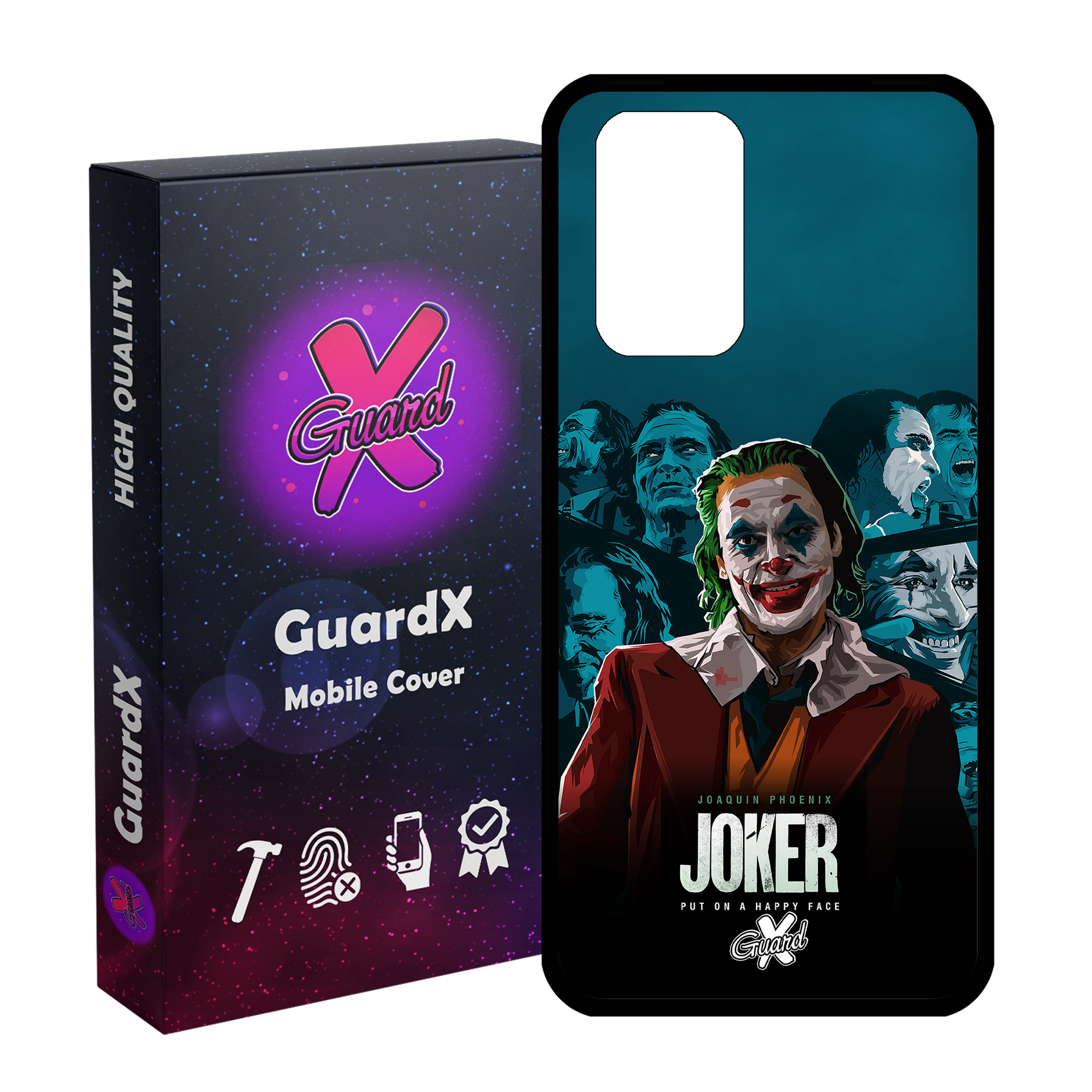 کاور گارد ایکس طرح جوکر مدل Glass10201 مناسب برای گوشی موبایل شیائومی Redmi Note 10 Pro / Note 10 Pro Max