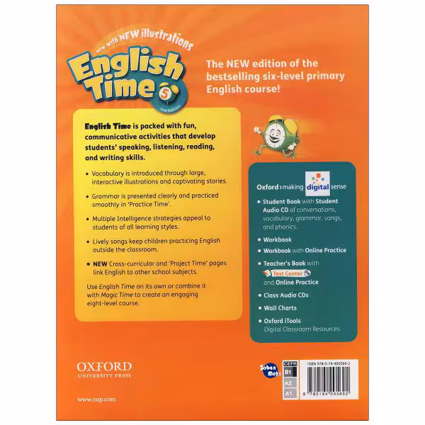 کتاب English Time 5 اثر Susan River &amp; Setsoko Toyama انتشارات زبان مهر 