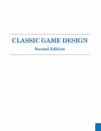 خرید و دانلود نسخه کامل کتاب Classic Game Design Second Edition: From Pong to Pac-Man with Unity