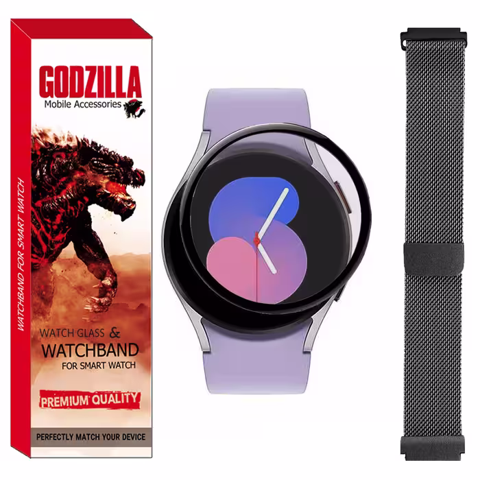 محافظ صفحه نمایش گودزیلا مدل GS-MLS مناسب برای ساعت هوشمند سامسونگ Watch 5 44mm به همراه بند