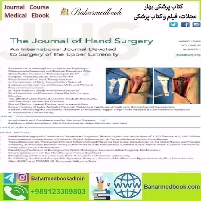 The Journal of Hand Surgery Volume 49 Issue 1 to 3