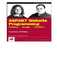 خرید و دانلود نسخه کامل کتاب ASPNET Website Programming: Problem - Design - Solution VBNET Edition