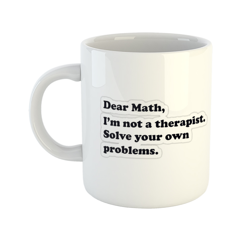 ماگ طرح نوشته مدل ریاضی عزیز