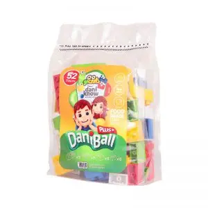 دانی بال پلاس 52 قطعه (فقط بلوک های رنگی)