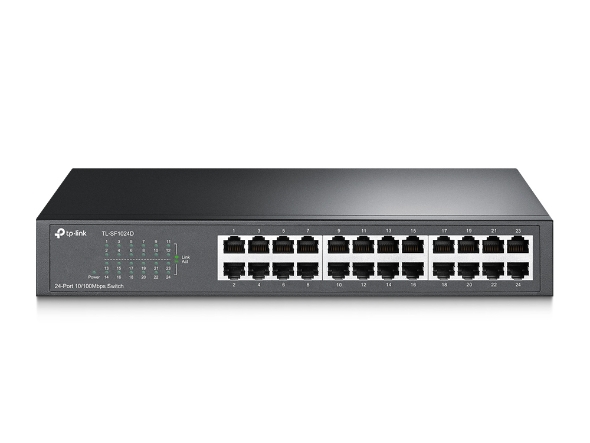 سوئیچ شبکه 24 پورت رکمونت تی پی لینک TL-SF1024D