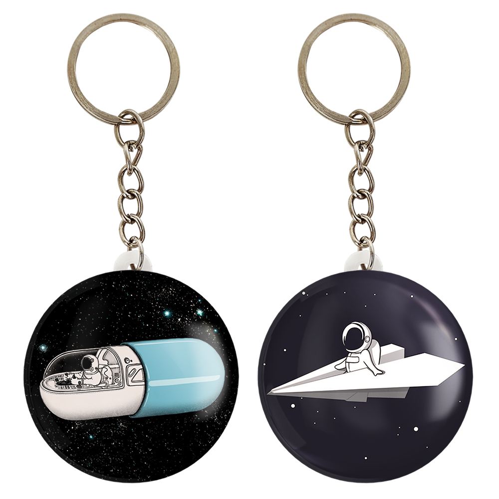 جاکلیدی خندالو مدل فضانورد کد 19601957 مجموعه 2 عددی 