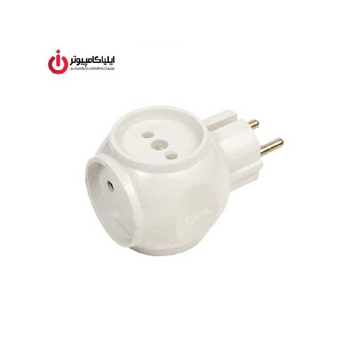 مبدل 3 شاخه برق توپی برند معین الکتریک