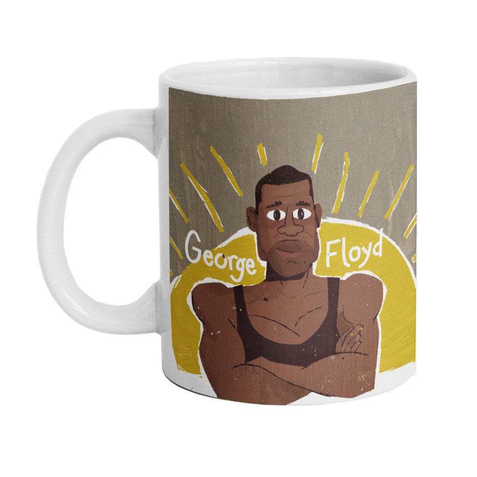 ماگ دارلی طرح جورج فلوید مدل M1232