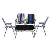 میز و صندلی سفری مدل x5 مجموعه پنج عددی