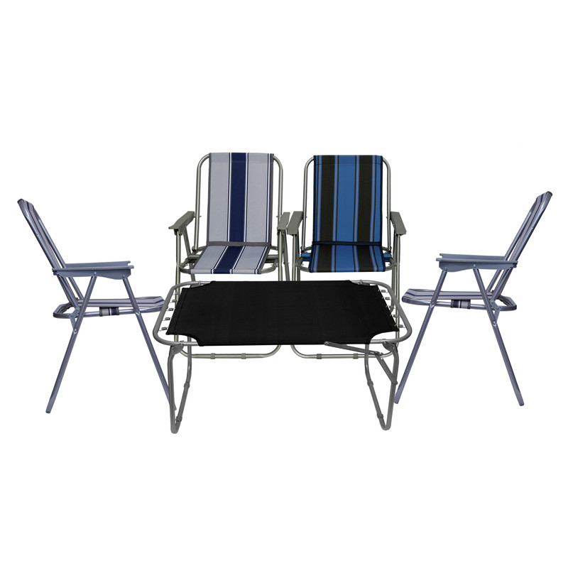میز و صندلی سفری مدل x5 مجموعه پنج عددی