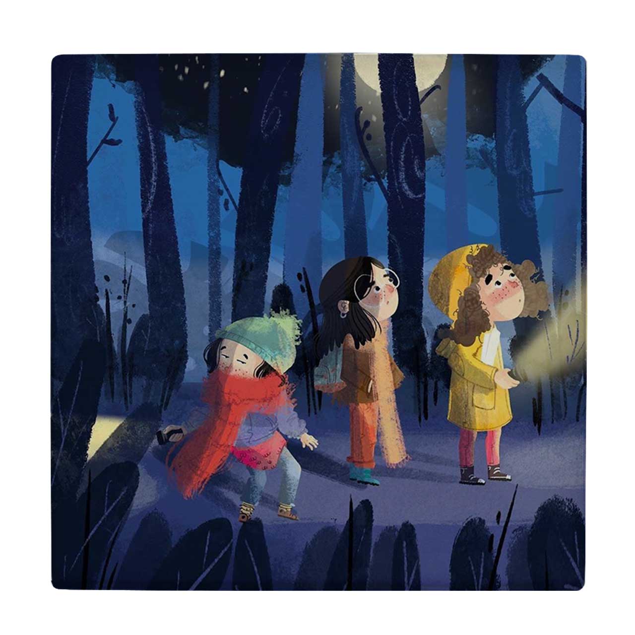 کاشی طرح گردش در جنگل کد wk3342