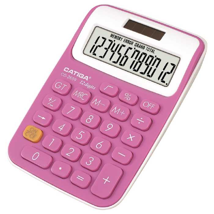 ماشین حساب کاتیگا مدل CD-2659 کد F2021