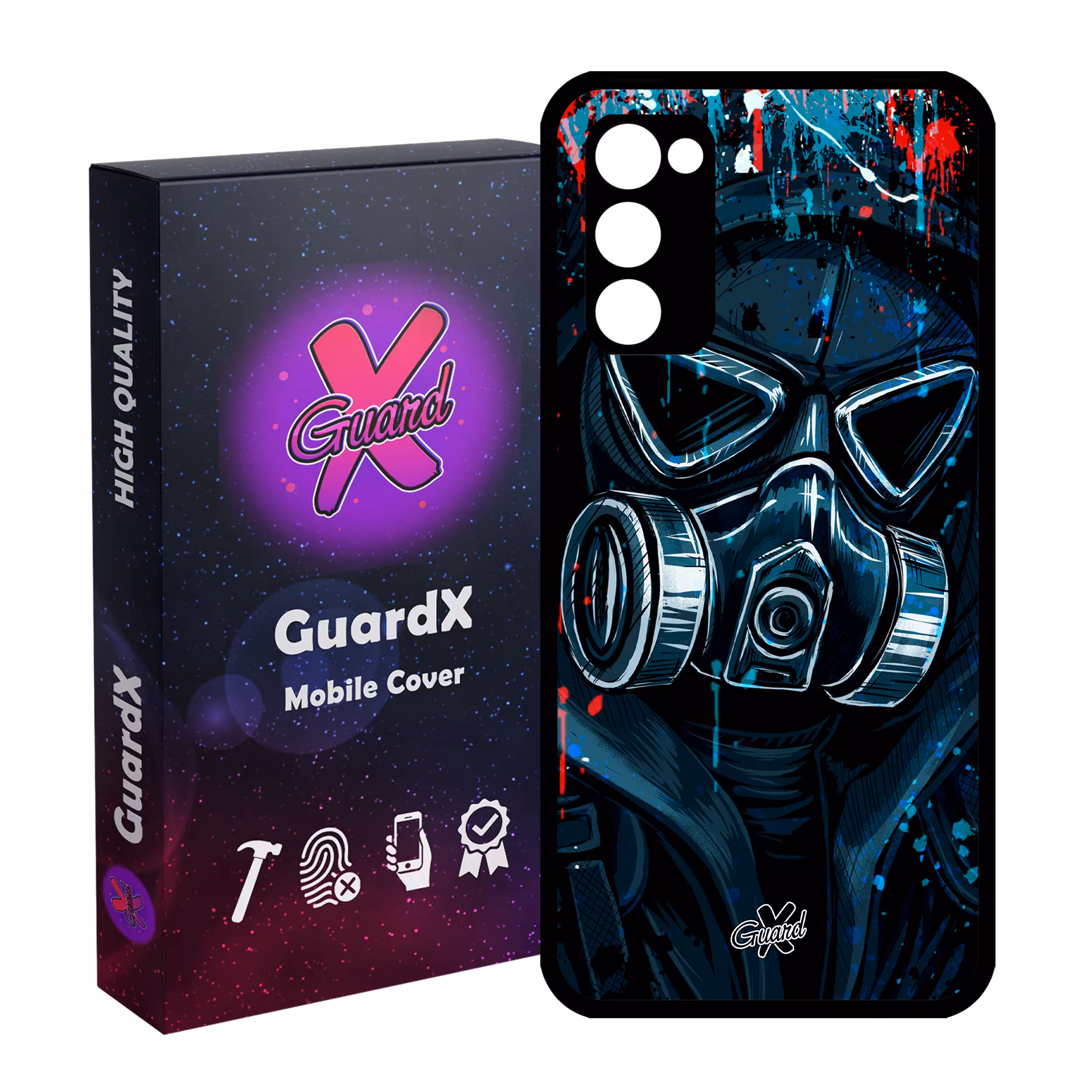 کاور گارد ایکس طرح Mask مدل Glass10170 مناسب برای گوشی موبایل سامسونگ Galaxy S20 FE