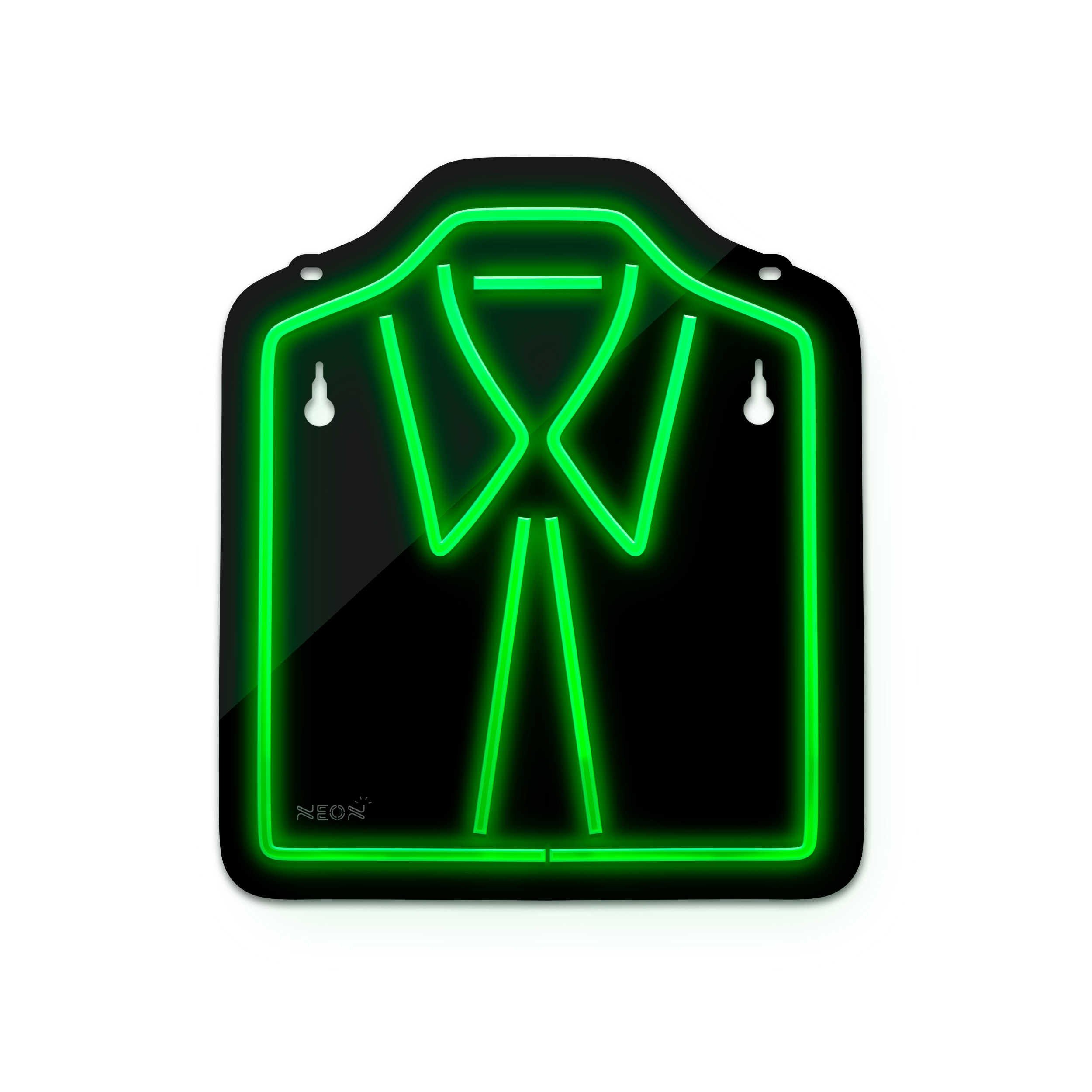 چراغ دیواری نئون دیزاین طرح Men-Clothes-BL_GR