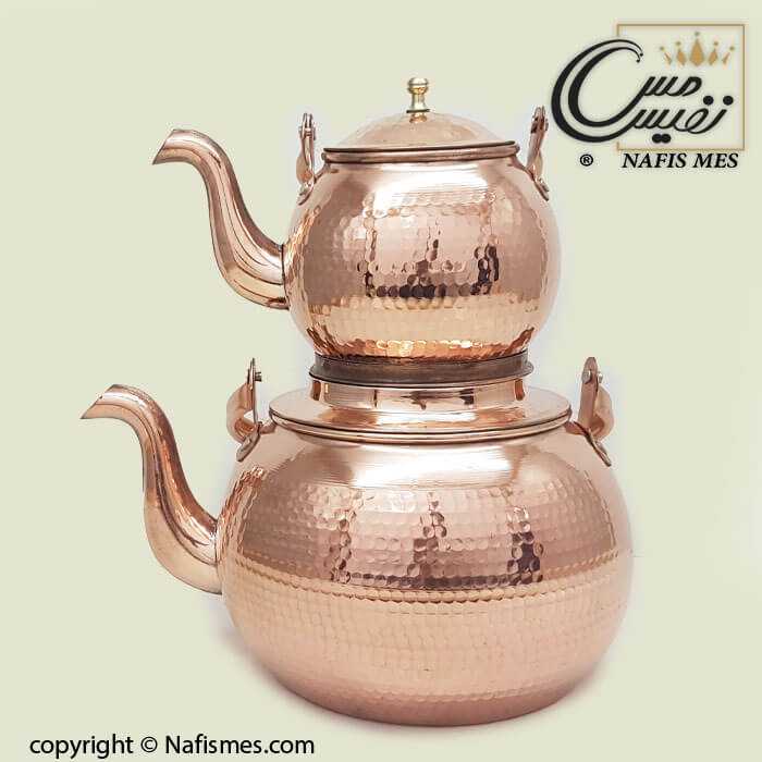 کتری قوری مسی مدل یاشار