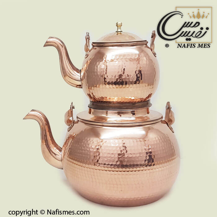 کتری قوری مسی مدل یاشار