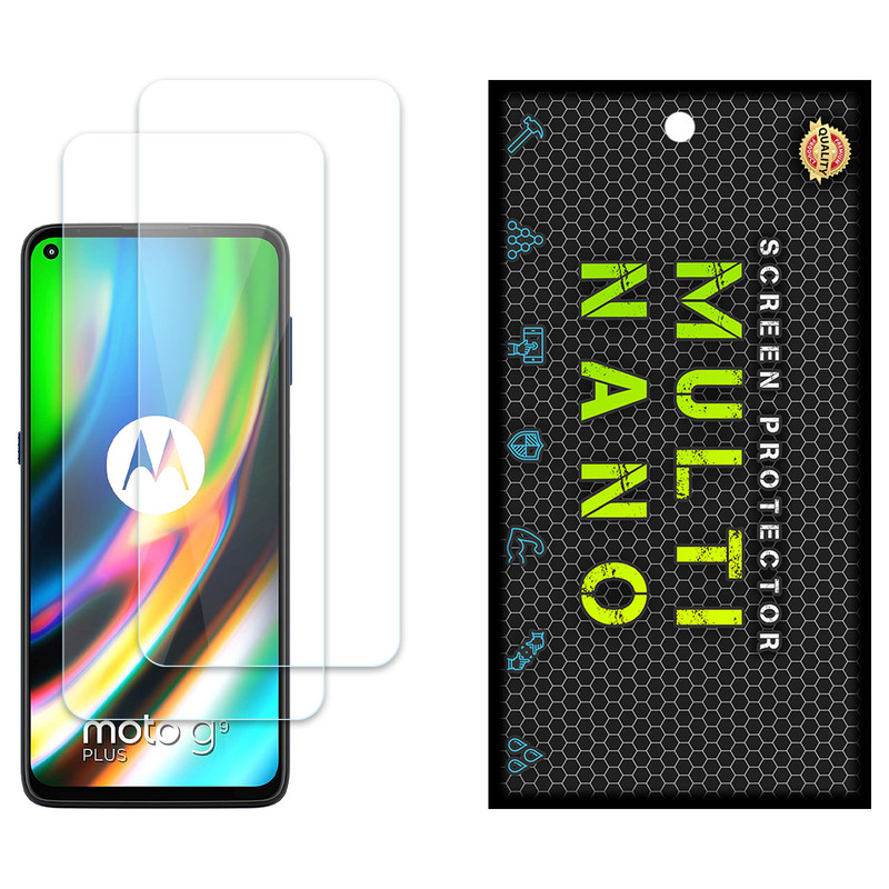 محافظ صفحه نمایش مولتی نانو مدل X-S2N مناسب برای گوشی موبایل موتورولا Moto G9 Plus بسته دو عددی | کالا برتری