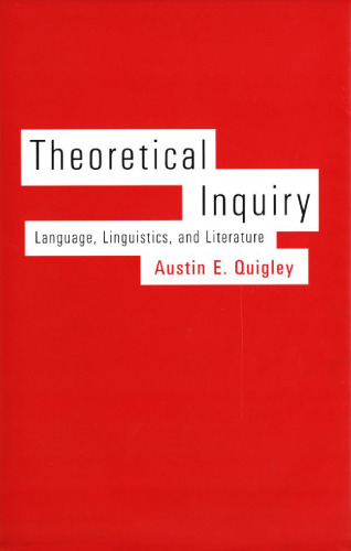 خرید و دانلود نسخه کامل کتاب Theoretical Inquiry: Language, Linguistics, and Literature