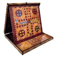 بازی فکری شطرنج و منچ مدل فروردین بسته 9 عددی | چاوه