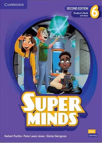 Super Minds 6 Second Edition (S.B W.B DVD) ویرایش جدید (کتاب دانش اموز   کتاب کار CD)