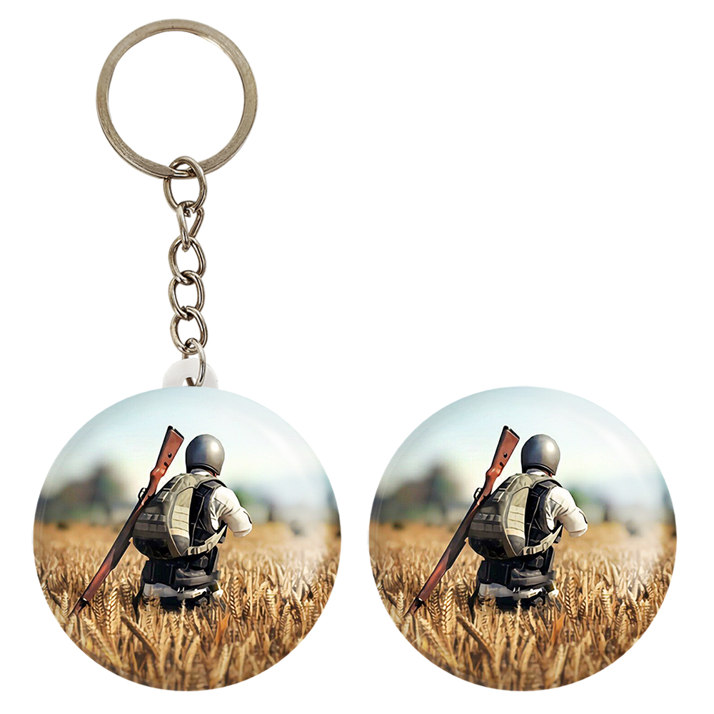 پیکسل خندالو مدل پابجی کد 3795 به همراه جاکلیدی