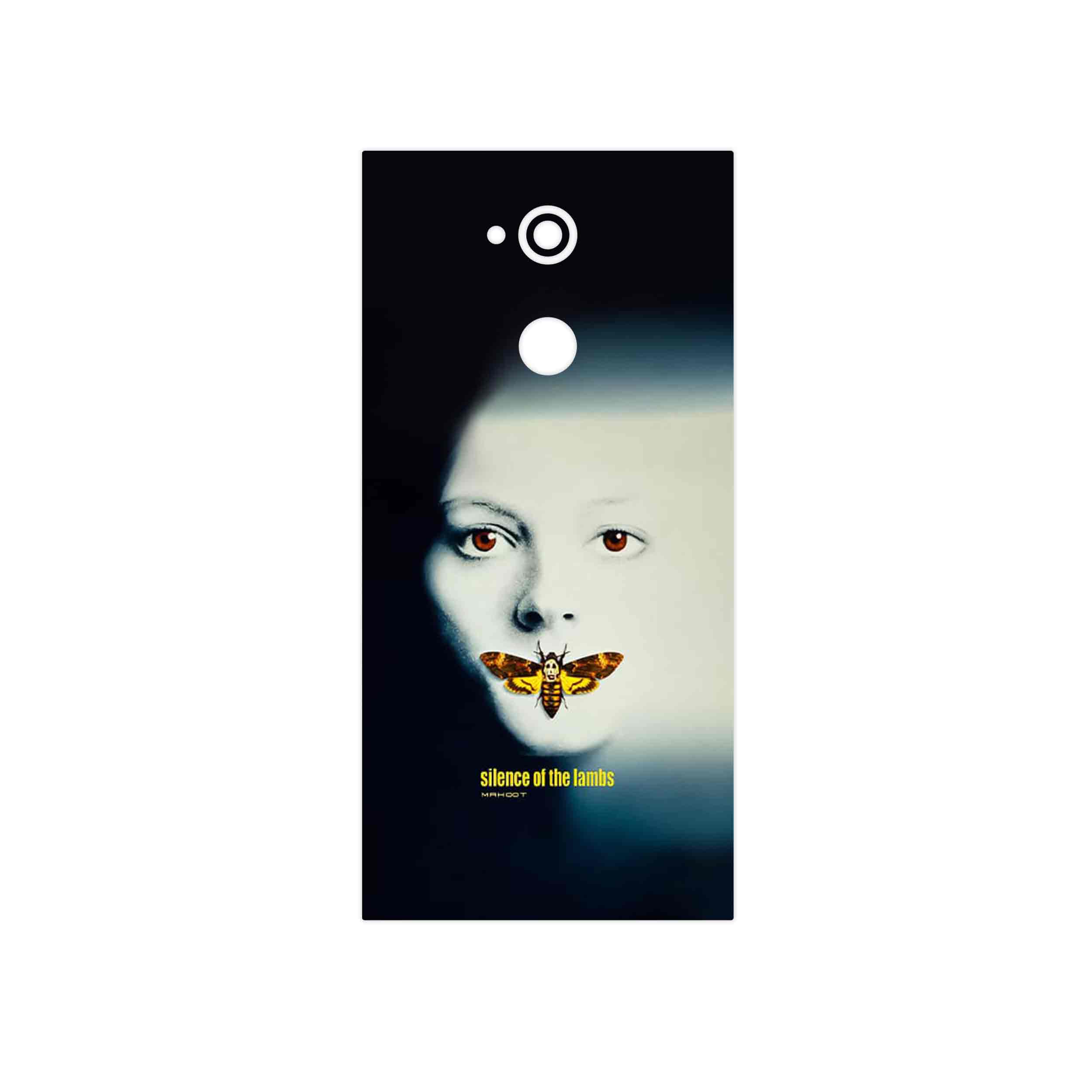 برچسب پوششی ماهوت مدل Silence of the Lambs مناسب برای گوشی موبایل سونی Xperia XA2 Ultra
