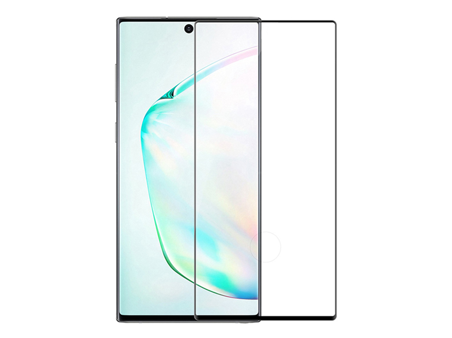 محافظ صفحه نمایش شیشه ای سامسونگ نوت 10 پلاس گرین Green Samsung Note 10 Plus 3D Curved Round Edge Glass
