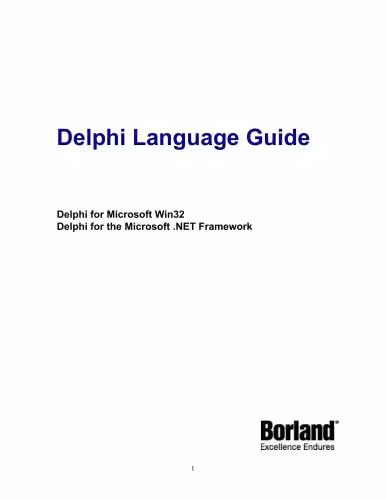 خرید و دانلود نسخه کامل کتاب Borland. Delphi Language Guide: Delphi for Microsoft Win32, Delphi for the Microsoft. NET Framework