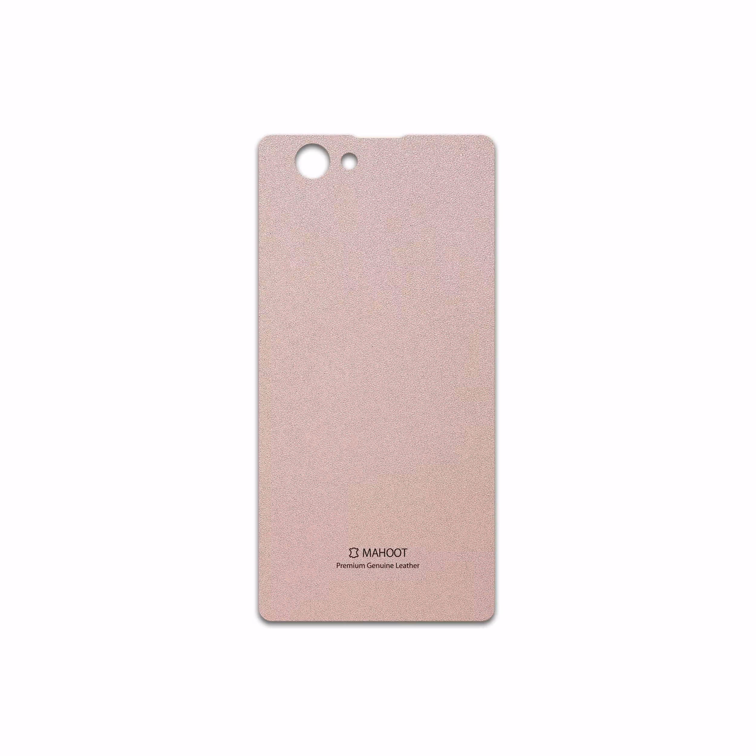 برچسب پوششی ماهوت مدل Rose Gold Leather مناسب برای گوشی موبایل سونی Xperia Z1 Compact
