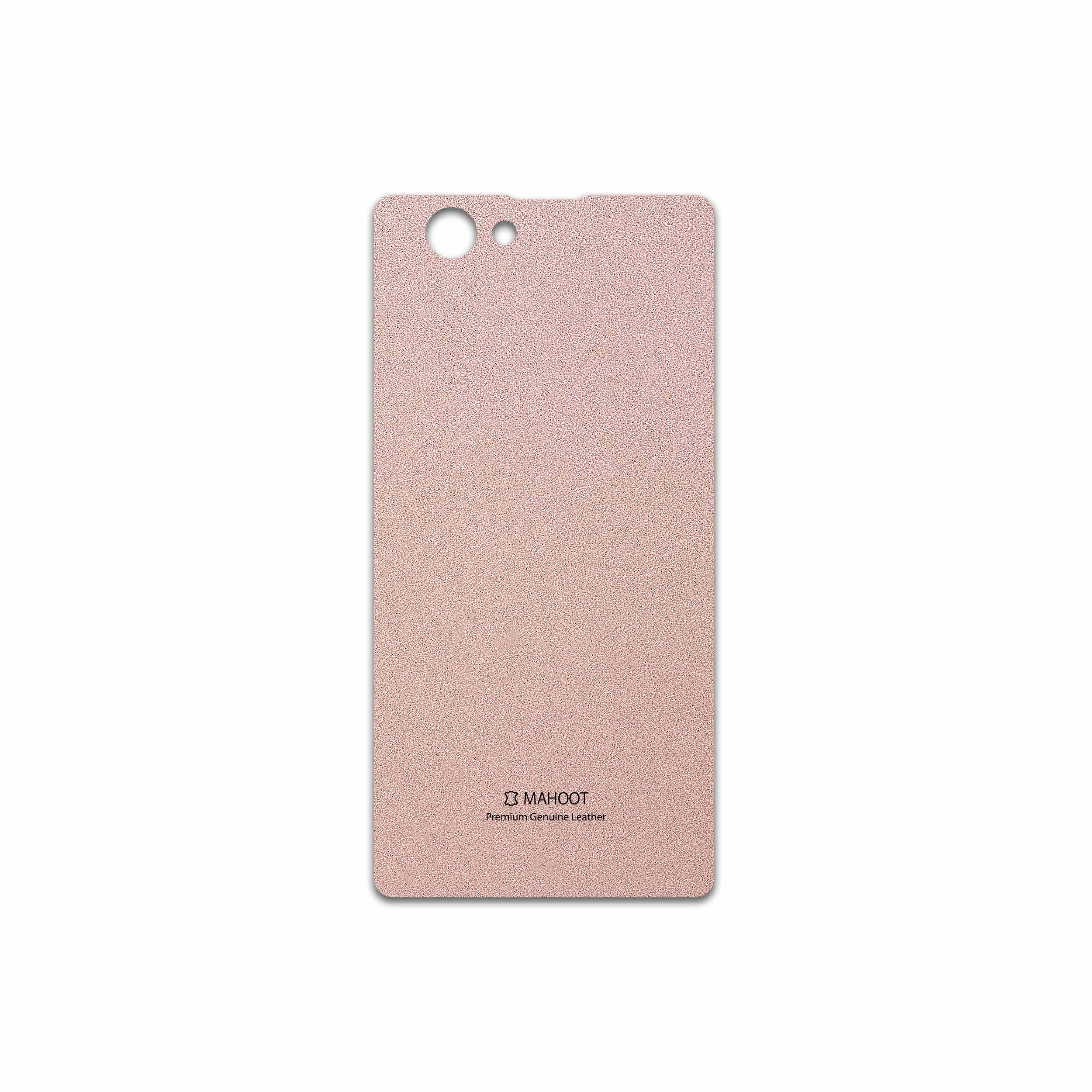برچسب پوششی ماهوت مدل Rose Gold Leather مناسب برای گوشی موبایل سونی Xperia Z1 Compact