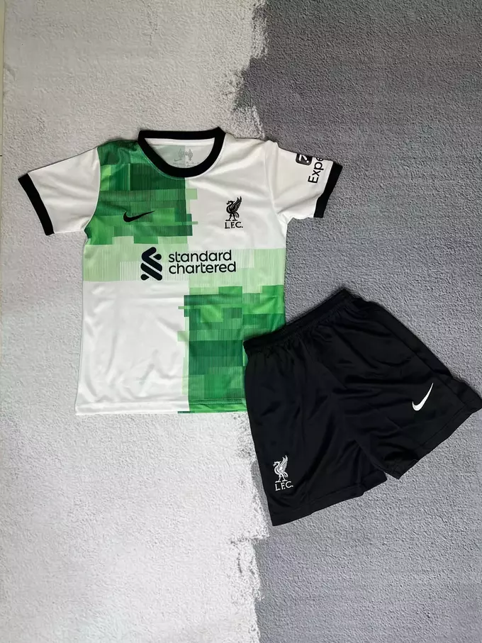 لباس دوم لیورپول 2024 بچه گانه