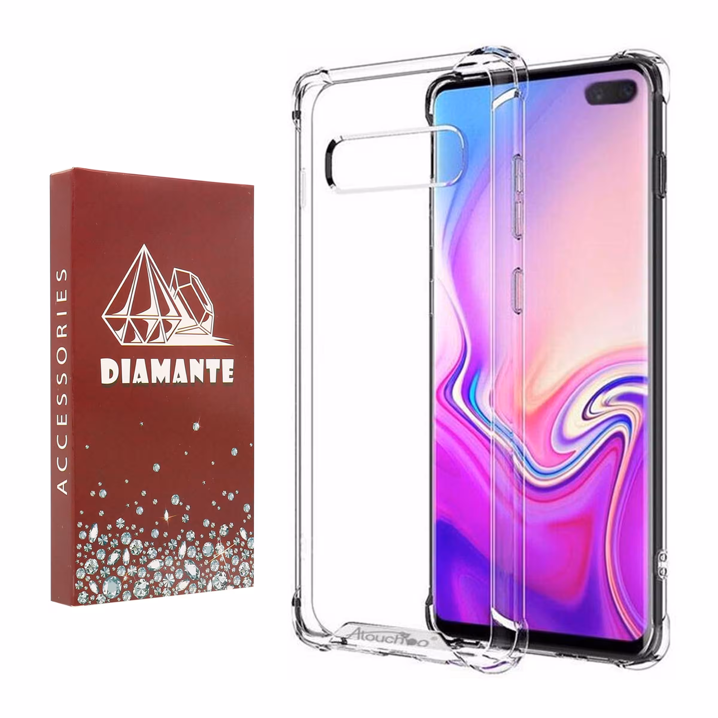 کاور مدل ژله ای بی رنگ مناسب برای گوشی سامسونگ s10 plus