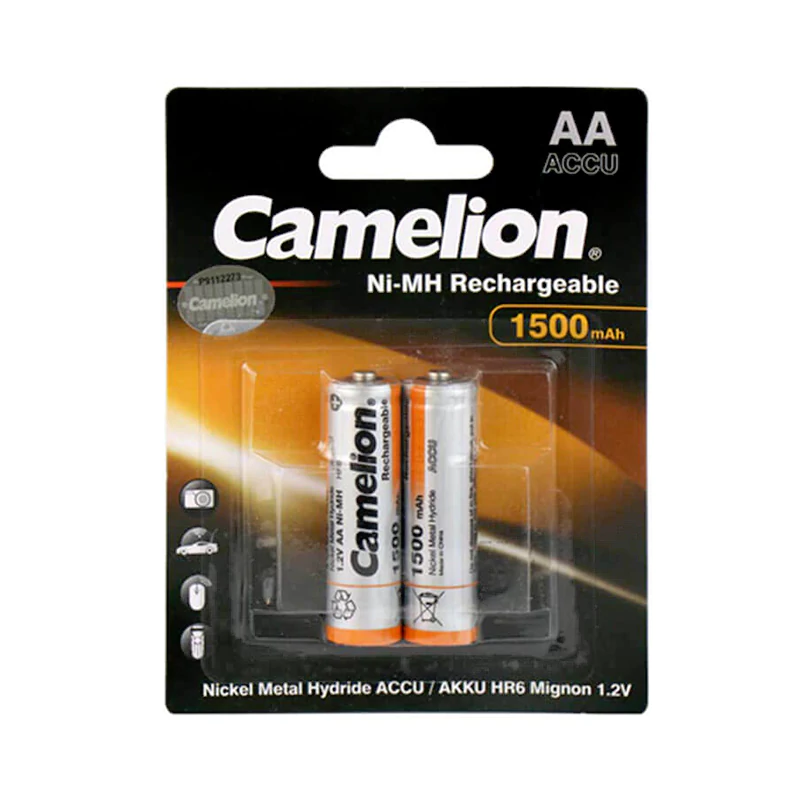 باتری قلمی شارژی کملیون مدل Ni-MH Rechargeable ظرفیت 1500mAh