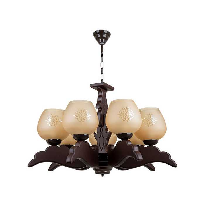 لوستر هفت شعله چشمه نور کد G653/7-BR