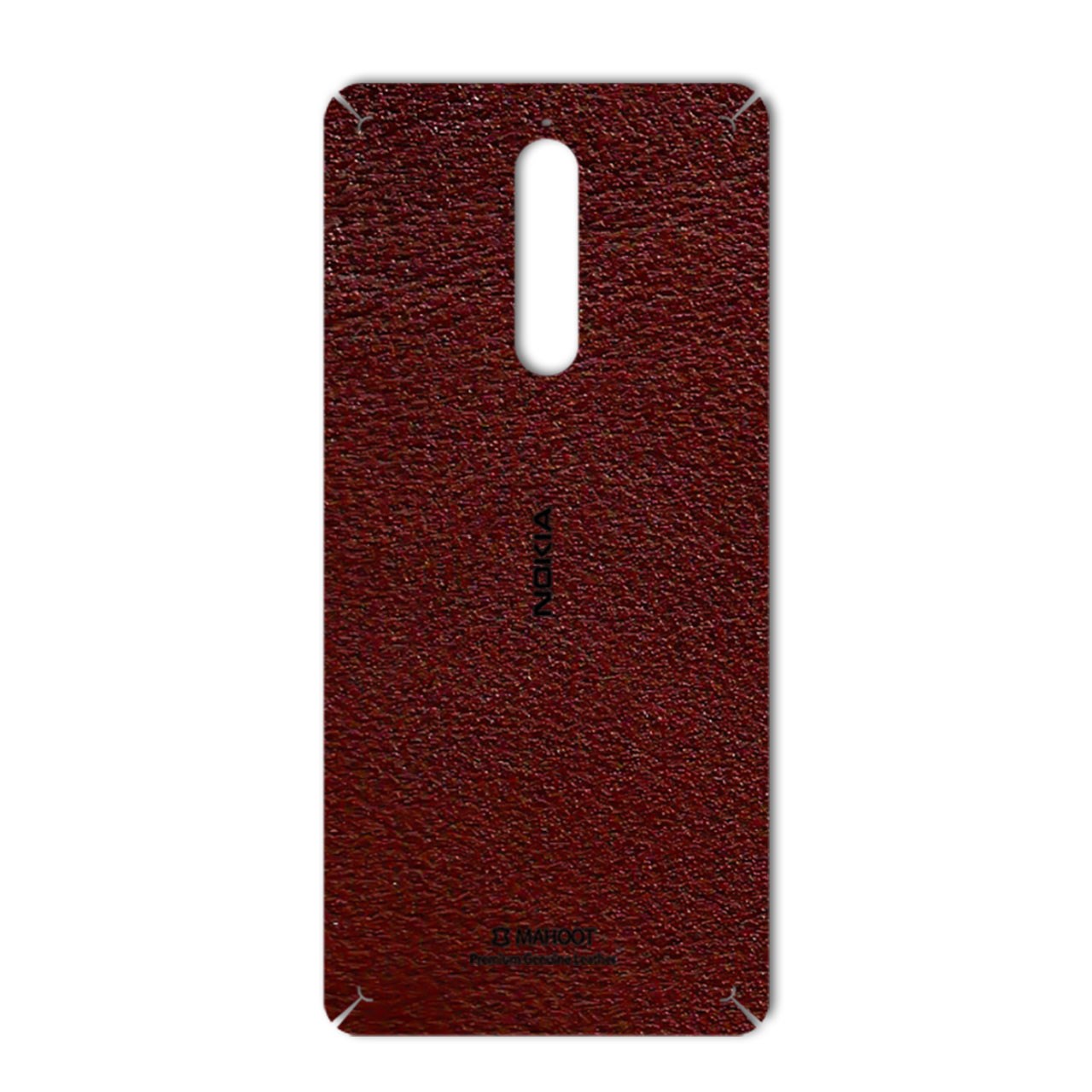 برچسب پوششی ماهوت مدلNatural Leather مناسب برای گوشی Nokia 8