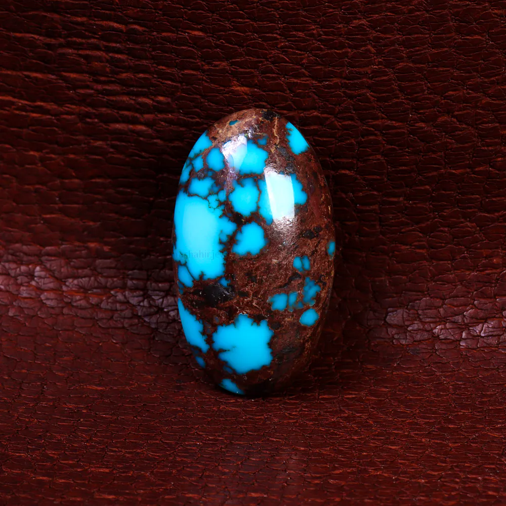 نگین فیروزه شجری کد 15260 - جواهری مشاهیر