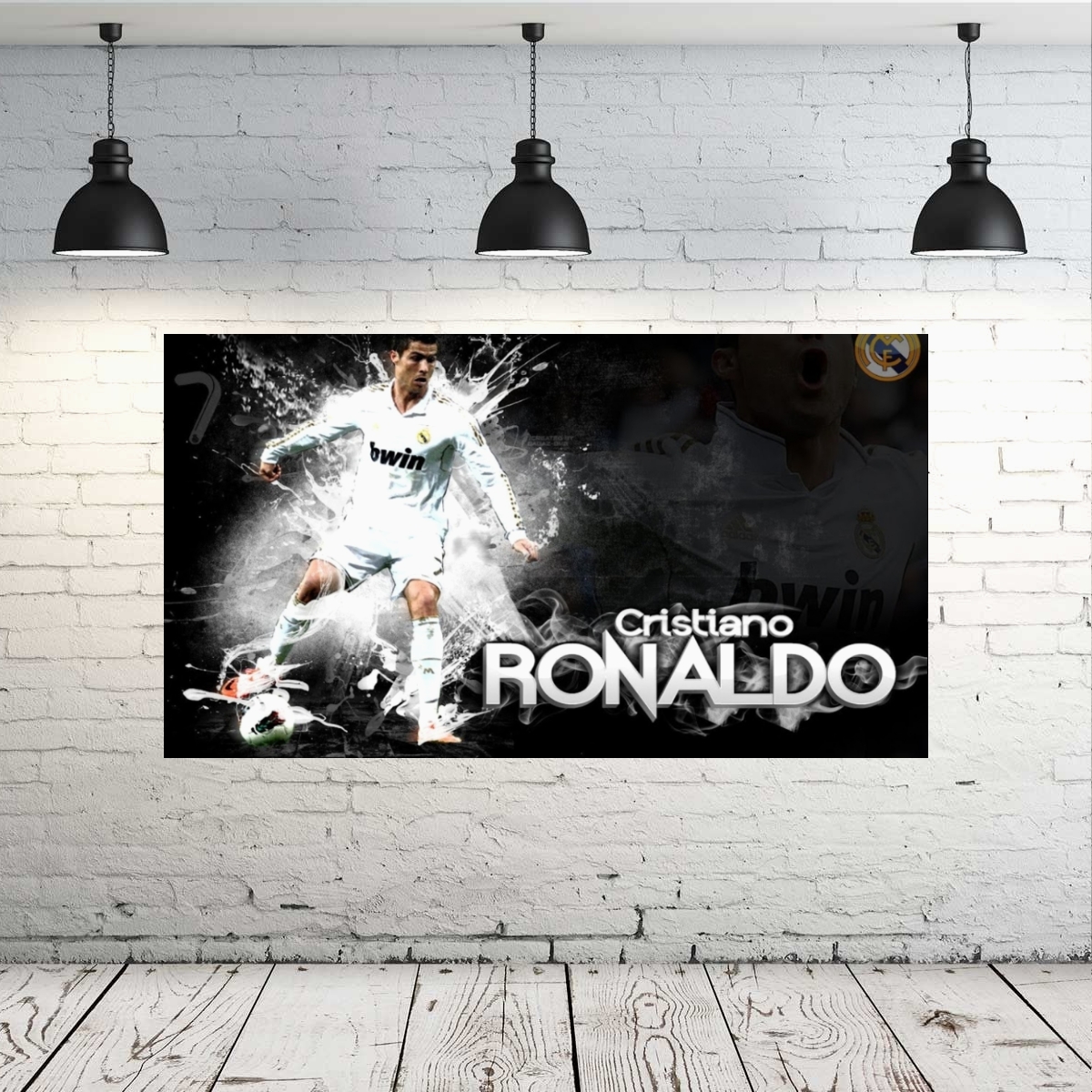 تابلو بوم طرح ستاره فوتبال جهان مدل کریستیانو رونالدو کد SDB8930