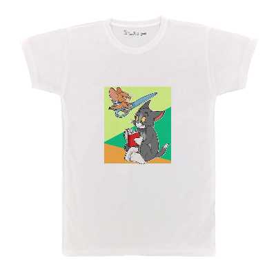 تی شرت بچگانه پرمانه طرح tom and jerry کد pmt.2968
