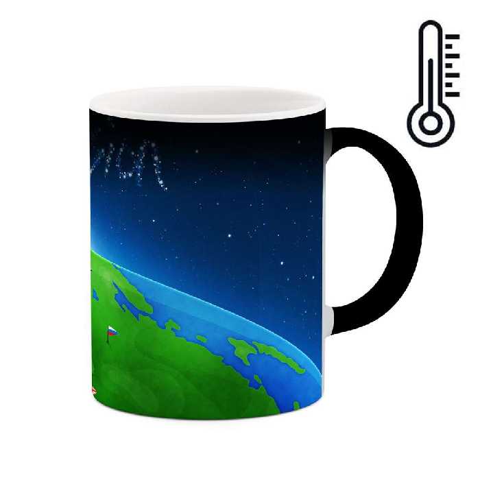 ماگ حرارتی کاکتی طرح فانتزی مدل mgh12884