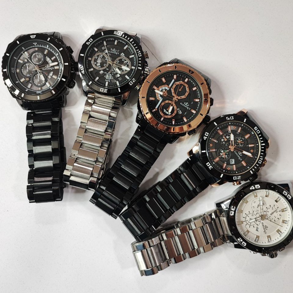 ساعت مردانه  بند استیل برند ELEGANCE طرح کورنوبا 1 سال ضمانت و گارانتی مدل های  مختلف 698000تومان فروش به صورت تک و عمد