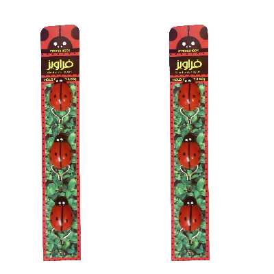 آویزحوله فراویز طرح کفشدوزک بسته 6عددی