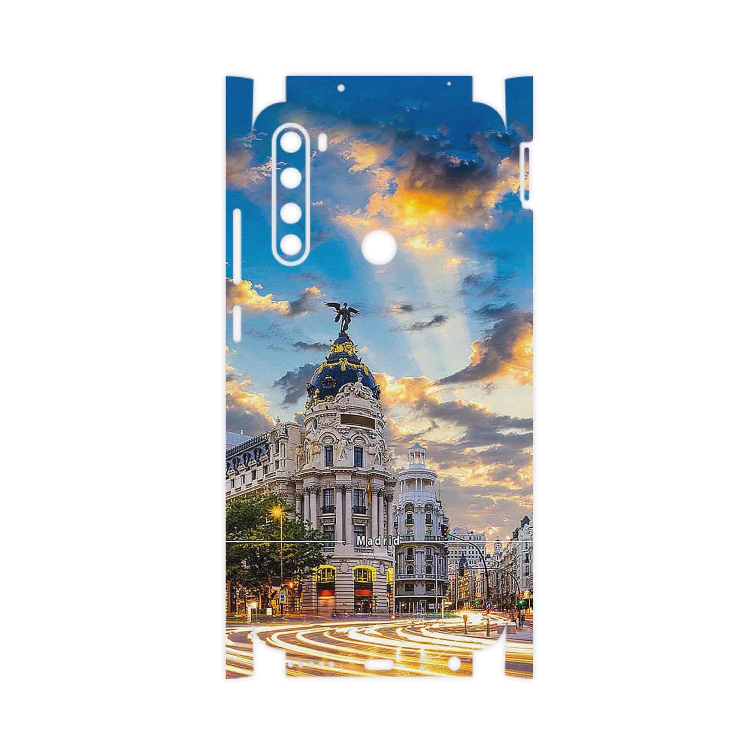 برچسب پوششی ماهوت مدل City of Madrid-FullSkin مناسب برای گوشی موبایل شیائومی Redmi Note 8 2021