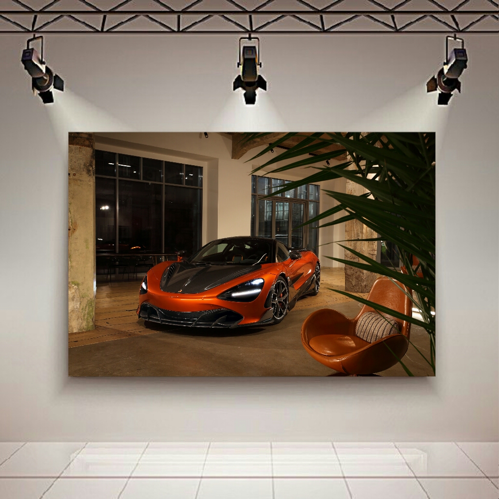 تابلو بوم طرح ماشین مدل Mclaren 720s کد AR1760 