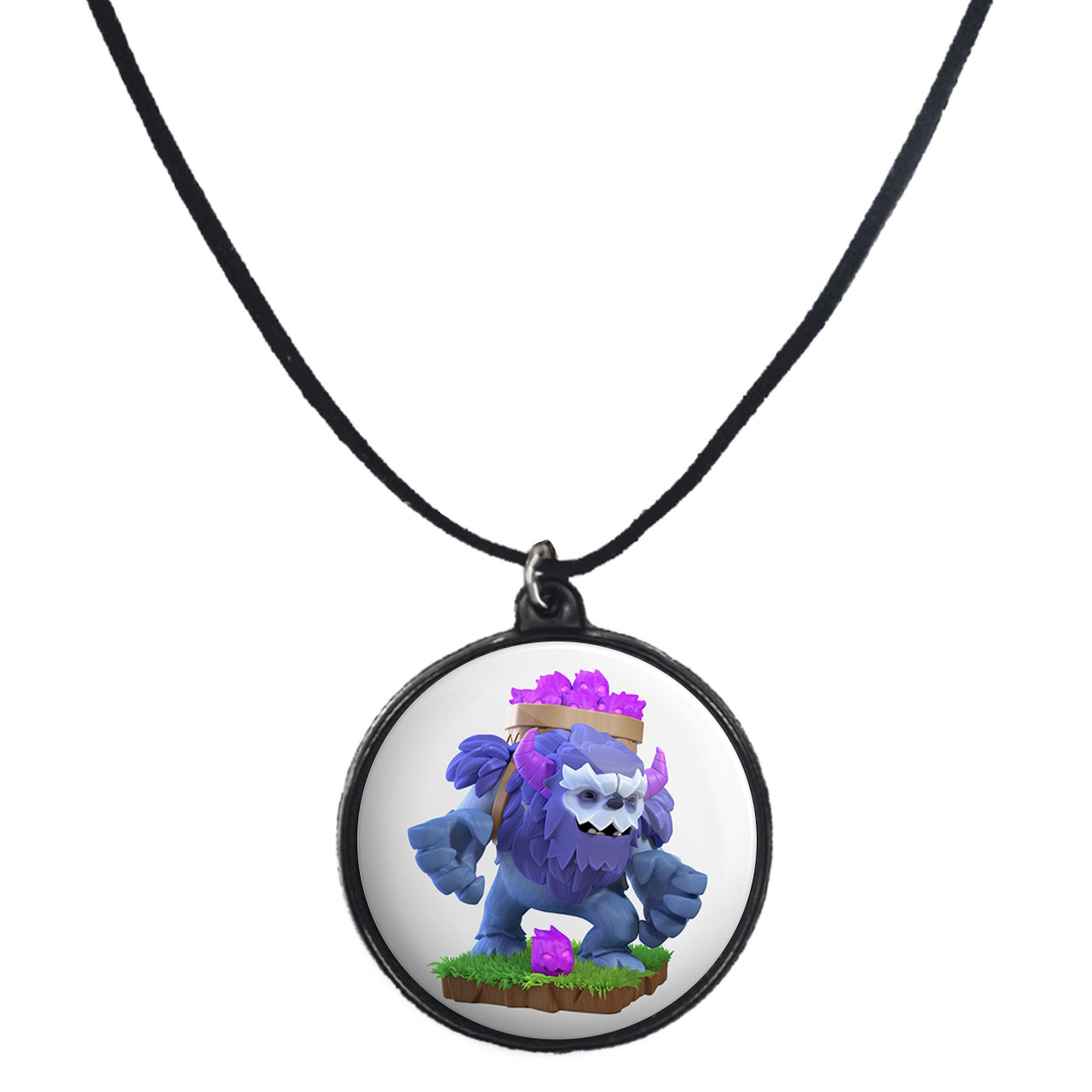 گردنبند پرمانه طرح clash کد pmb.26443مدل دو طرفه