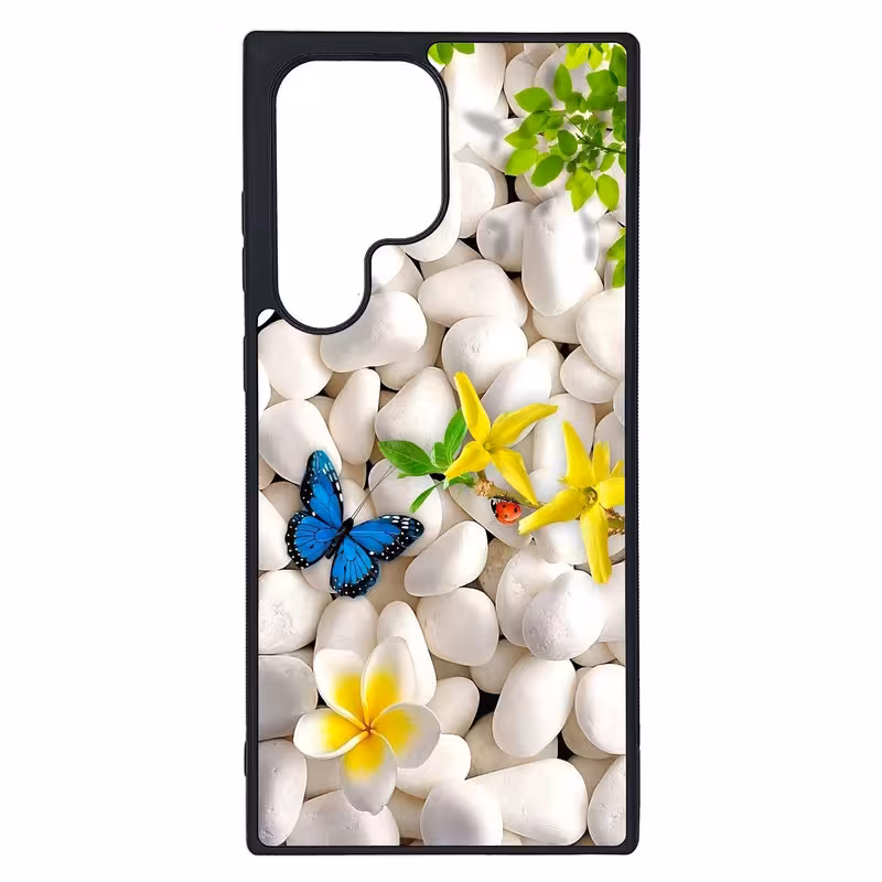 کاور طرح پروانه کد G-168 مناسب برای گوشی موبایل سامسونگ Galaxy S23 Ultra | دیجی قاب دونی