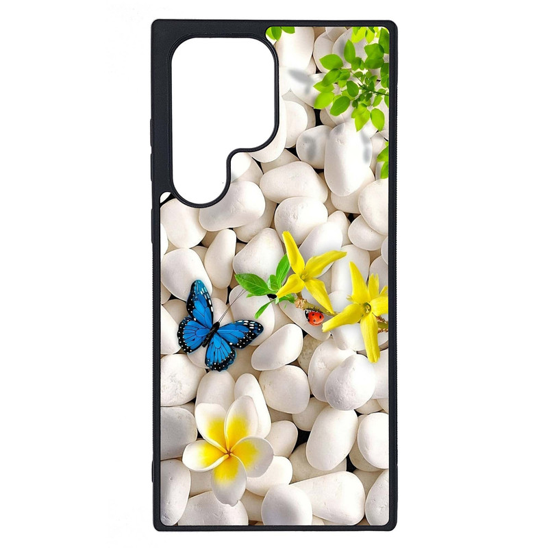 کاور طرح پروانه کد G-168 مناسب برای گوشی موبایل سامسونگ Galaxy S23 Ultra | دیجی قاب دونی