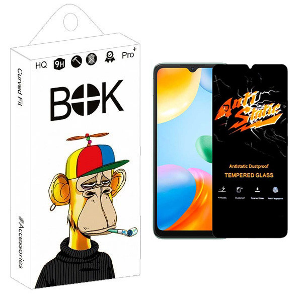 محافظ صفحه نمایش بوک مدل Carbon Antistatic مناسب برای گوشی موبایل شیائومی Redmi 10 Power / Poco C55 | کالا برتری