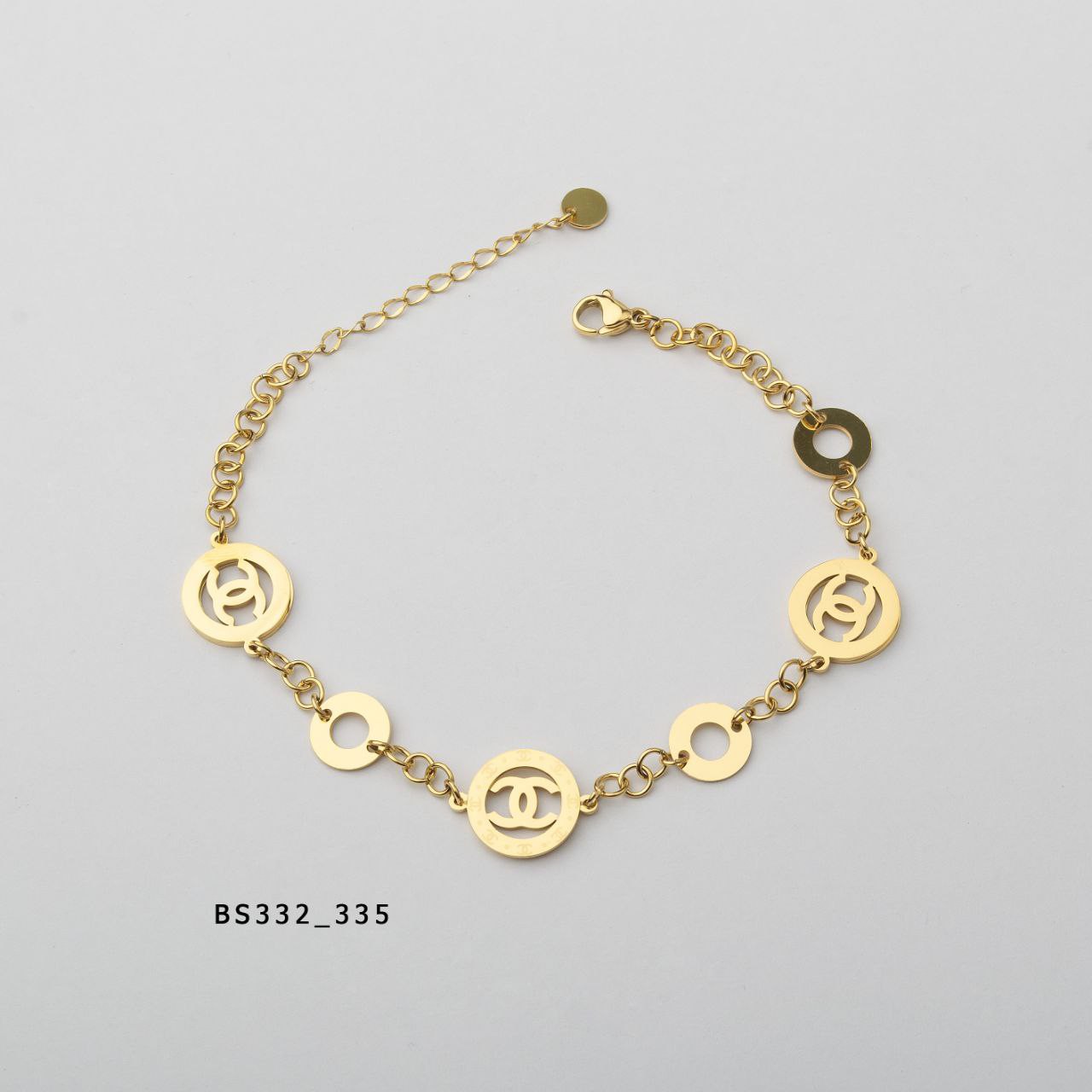 دستبند استیل 316 رنگ ثابت تنوع مدل بالا کد7