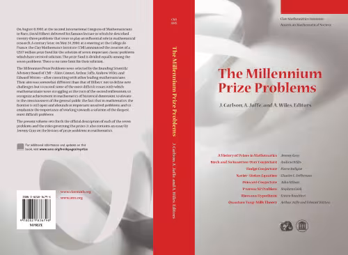 خرید و دانلود نسخه کامل کتاب The millennium prize problems